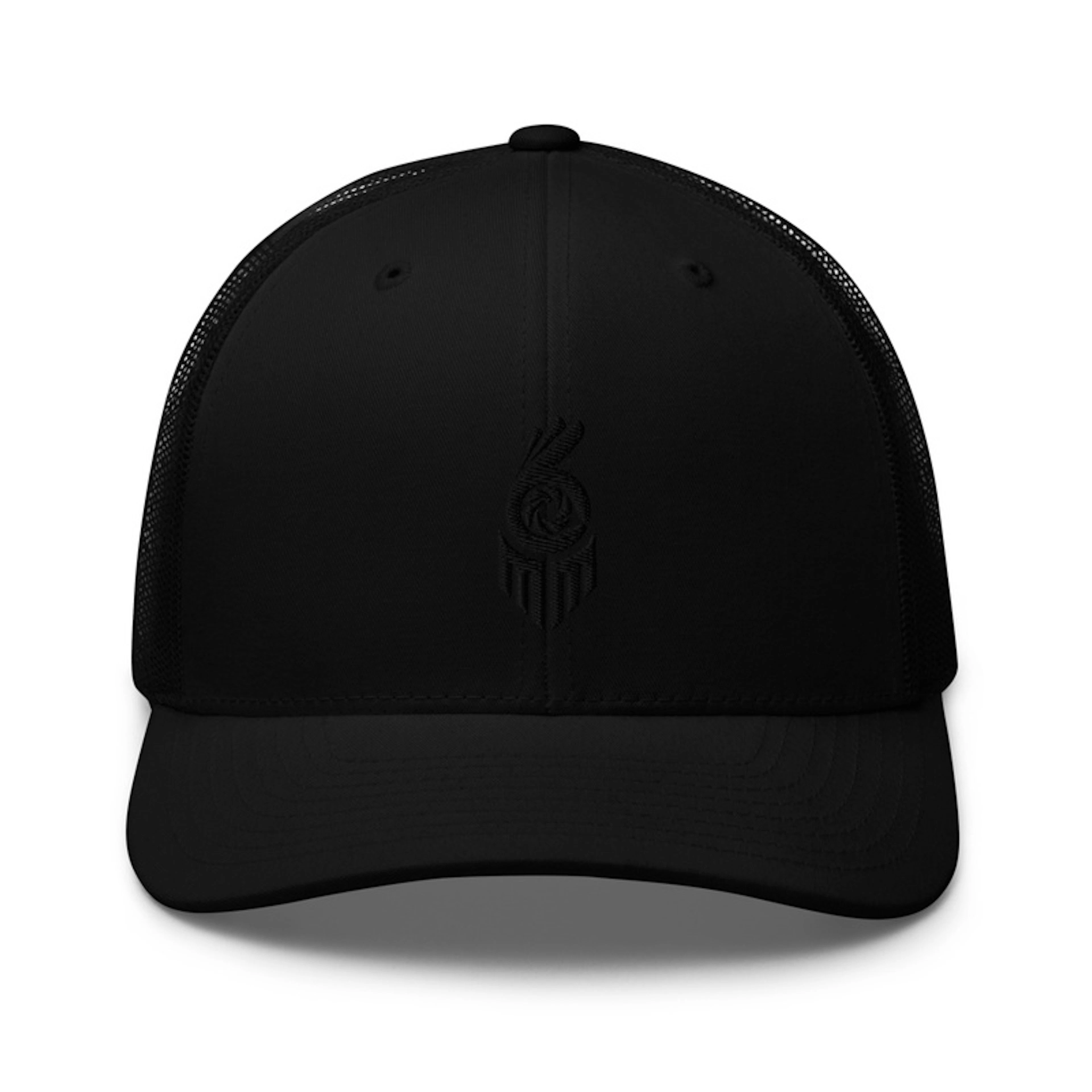 Trucker Hat (Black Logo)