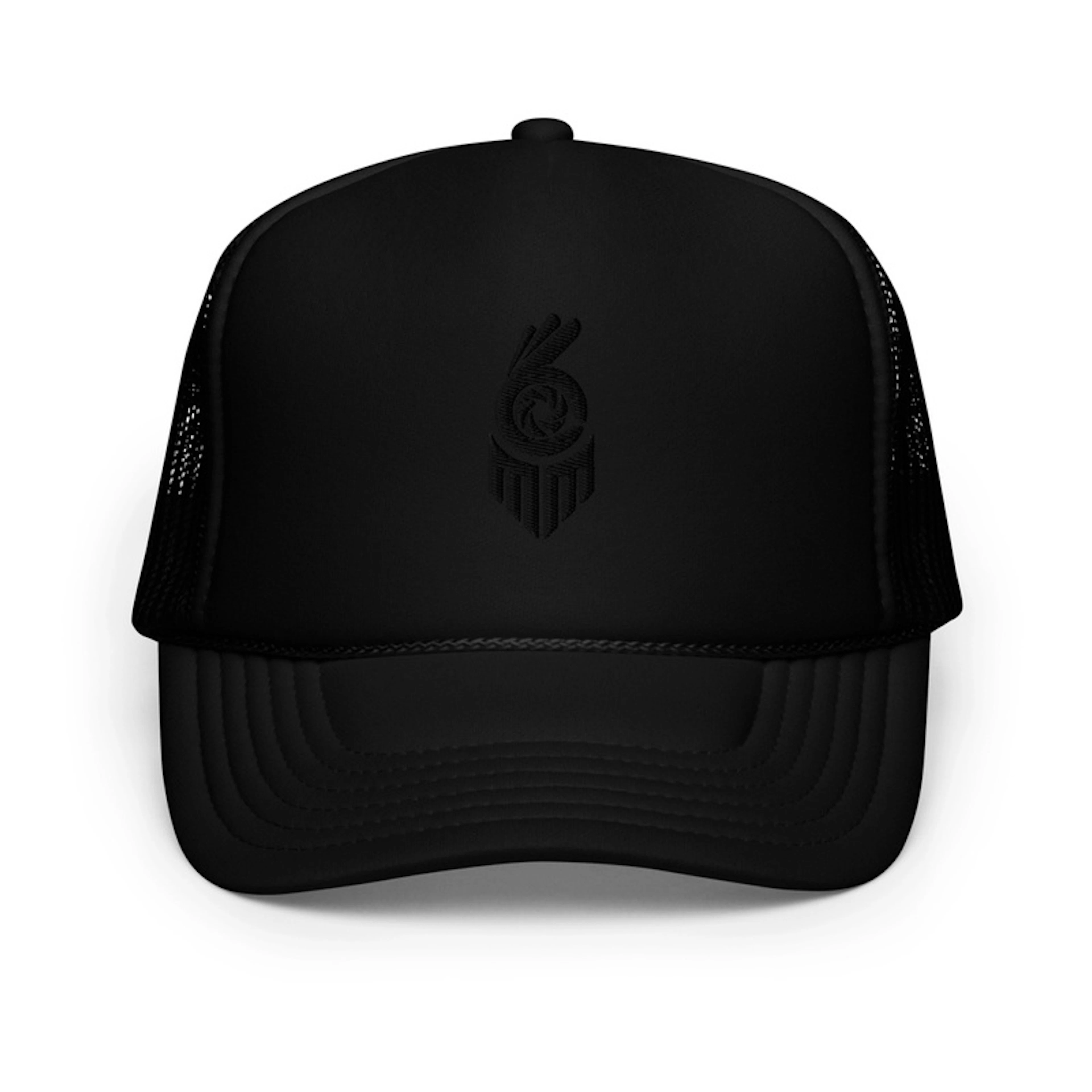 Foam Trucker Hat (Black Logo)