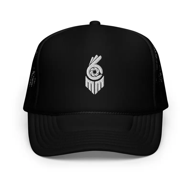 Foam Trucker Hat (White Logo)